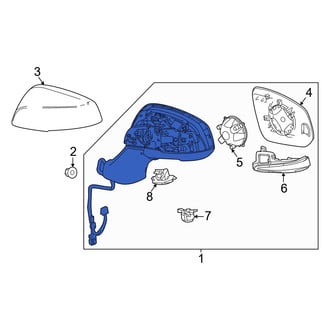 Toyota OE - Front Right Door Mirror