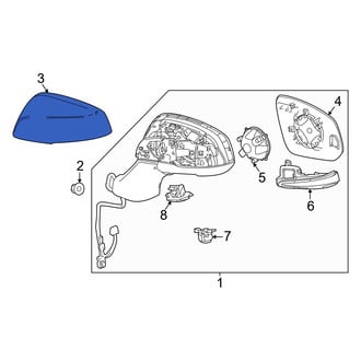 Toyota OE - Front Left Door Mirror Cover