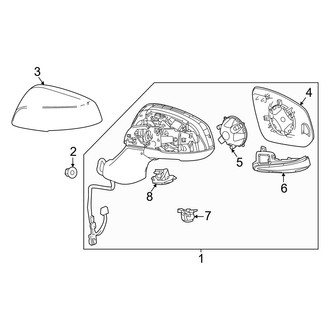 Toyota OE - Front Door - Outside Mirrors