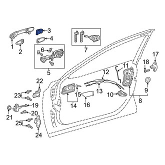 Toyota OE - Right Interior Door Handle Screw Cap