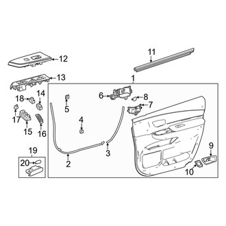 Toyota OE - Front Door - Interior Trim