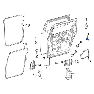 Toyota OE - Sliding Door Shell Insulator