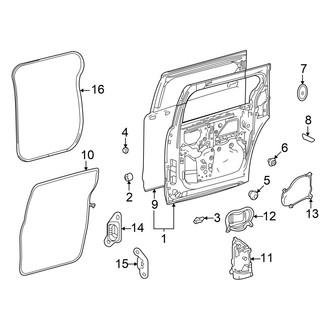 Toyota OE - Side Loading Door - Door & Components