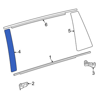 Toyota OE - Front Left Door Applique