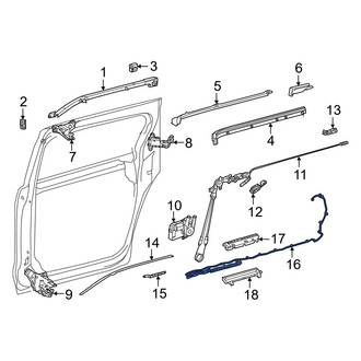 Toyota OE - Left Power Sliding Door Motion Sensor