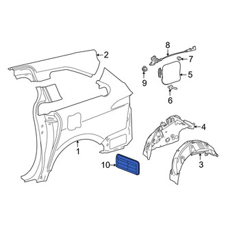 Toyota OE - Rear Left Quarter Panel Air Vent Grille