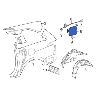 Toyota OE - Rear Fuel Filler Door