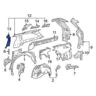 Toyota OE - Roof Panel Reinforcement