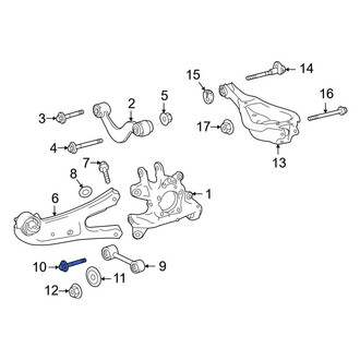 Toyota OE - Rear Lower Suspension Control Arm Bolt