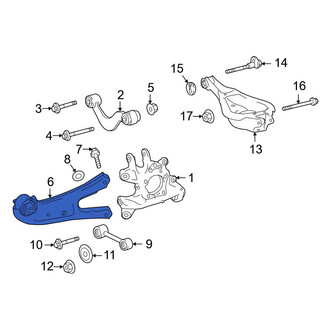 Toyota OE - Rear Left Suspension Trailing Arm