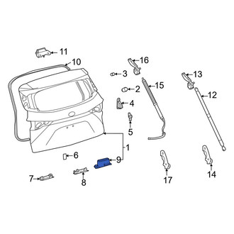 Toyota OE - Rear Liftgate Pull Handle