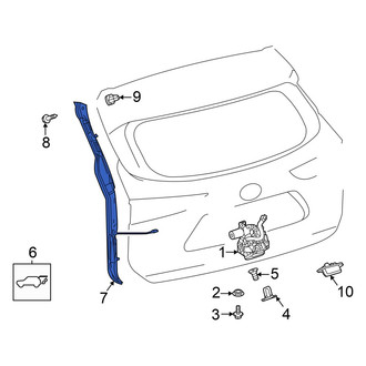 Toyota OE - Rear Left Liftgate Object Sensor