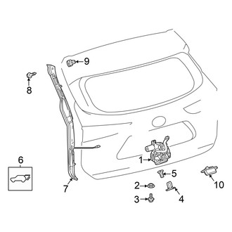 Toyota OE - Lift Gate - Lock & Hardware