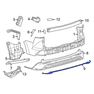 Toyota OE - Rear Bumper Trim