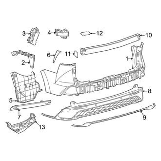 Toyota OE - Rear Bumper - Bumper & Components