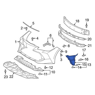 Toyota OE - Front Left Brake Air Duct