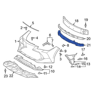 Toyota OE - Front Bumper Impact Absorber