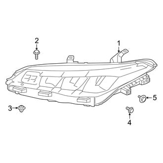 Toyota OE - Front Lamps - Headlamp Components