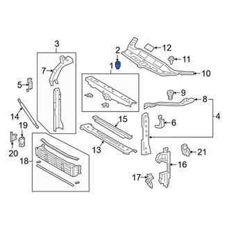 Toyota OE - Front Inner Hood Stop Buffer