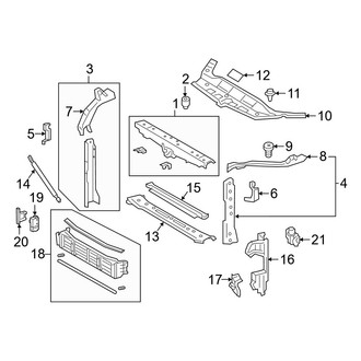 Toyota OE - Radiator Support