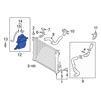 Toyota OE - Engine Coolant Reservoir
