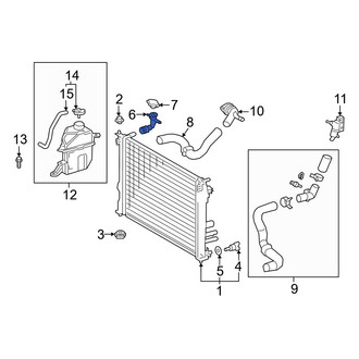 Toyota OE - Engine Coolant Filler Neck