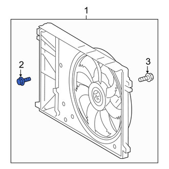 Toyota OE - Engine Cooling Fan Blade Bolt