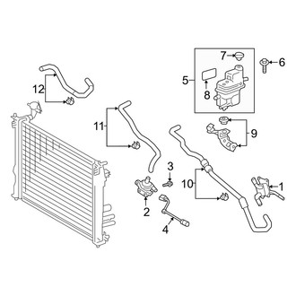 Toyota OE - Inverter Cooling Components (Hybrid Limited / Hybrid XLE / Hybrid XSE Nightshade)