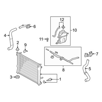 Toyota OE - Cooling - Radiator & Components (3.5L)