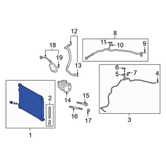 Toyota OE - A/C Condenser