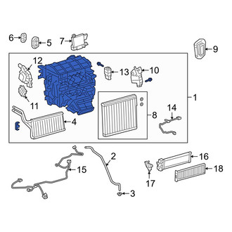 Toyota OE - HVAC Unit Case Assembly