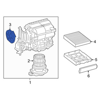 Toyota OE - HVAC Air Adjustment Control Motor