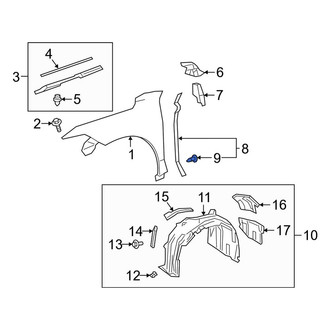 Toyota OE - Fender Insulator Clip
