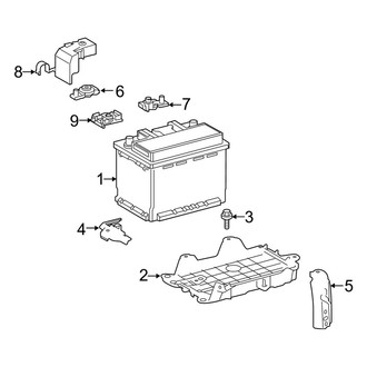 Toyota OE - Electrical - Battery (Limited / Touring / TRD / XLE / XSE)