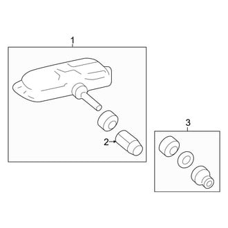 Toyota OE - Electrical - Tire Pressure Monitor Components