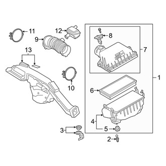 Toyota OE - Engine / Transaxle - Air Intake (2.5L)