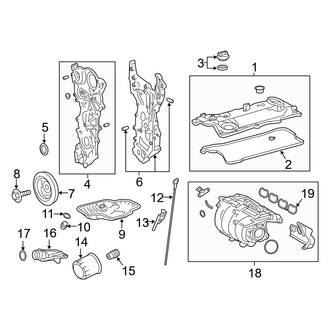 Toyota OE - Engine / Transaxle - Engine Parts (2.5L)