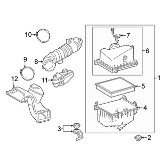 Toyota OE - Engine / Transaxle - Air Intake (3.5L)