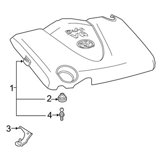 Toyota OE - Engine / Transaxle - Engine Appearance Cover (Limited / Touring / TRD / XLE / XSE)