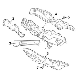 Toyota OE - Exhaust System - Manifold (2.5L)