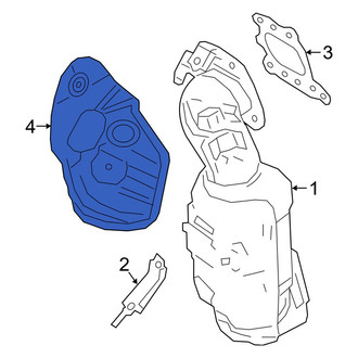 Toyota OE - Left Exhaust Manifold Heat Shield