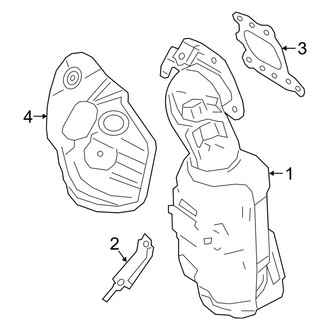 Toyota OE - Exhaust System - Manifold (3.5L)