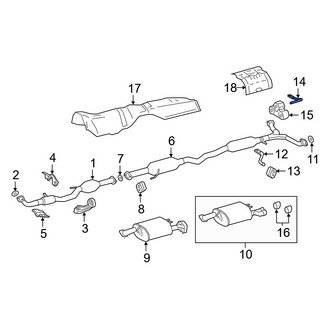 Toyota OE - Exhaust System Hanger Bracket