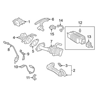 Toyota OE - Emission System - Emission Components (2.5L)