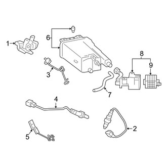 Toyota OE - Emission System - Emission Components (3.5L)