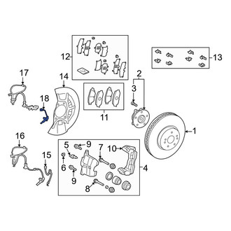 Toyota OE - Front Right ABS Wheel Speed Sensor