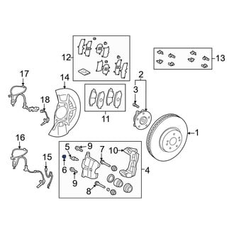Toyota OE - Front Brake Bleeder Screw Cap