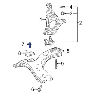 Toyota OE - Front Upper Suspension Control Arm Bolt