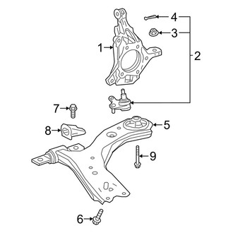 Toyota OE - Front Suspension - Suspension Components