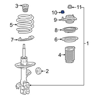 Toyota OE - Suspension Strut Mount Nut